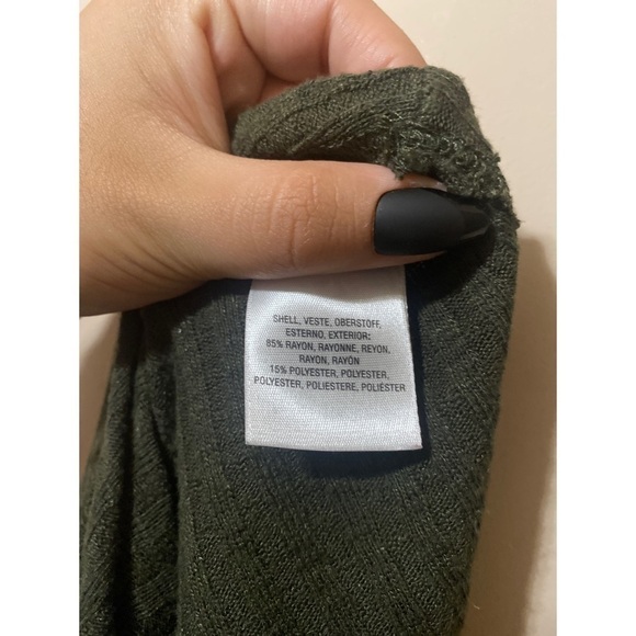 Anthropologie Maeve Ribbed Cowl Neck Long Sleeve Top - Picture 6 of 9